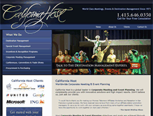 Tablet Screenshot of californiahost.com